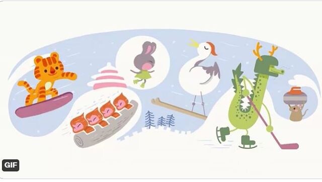Beijing Winter Olympics 2022: Google Doodle celebrates start of Games with animated animals