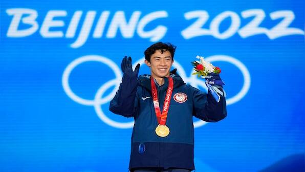 Beijing Winter Olympics 2022: Nathan Chen wins figure skating gold as rival Yuzuru Hanyu falls twice
