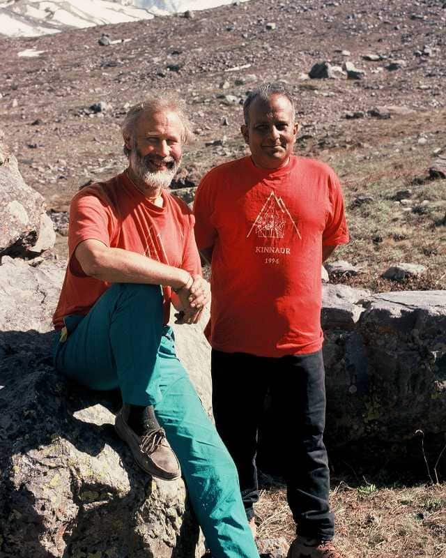 Chris Bonington and Harish Kapadia