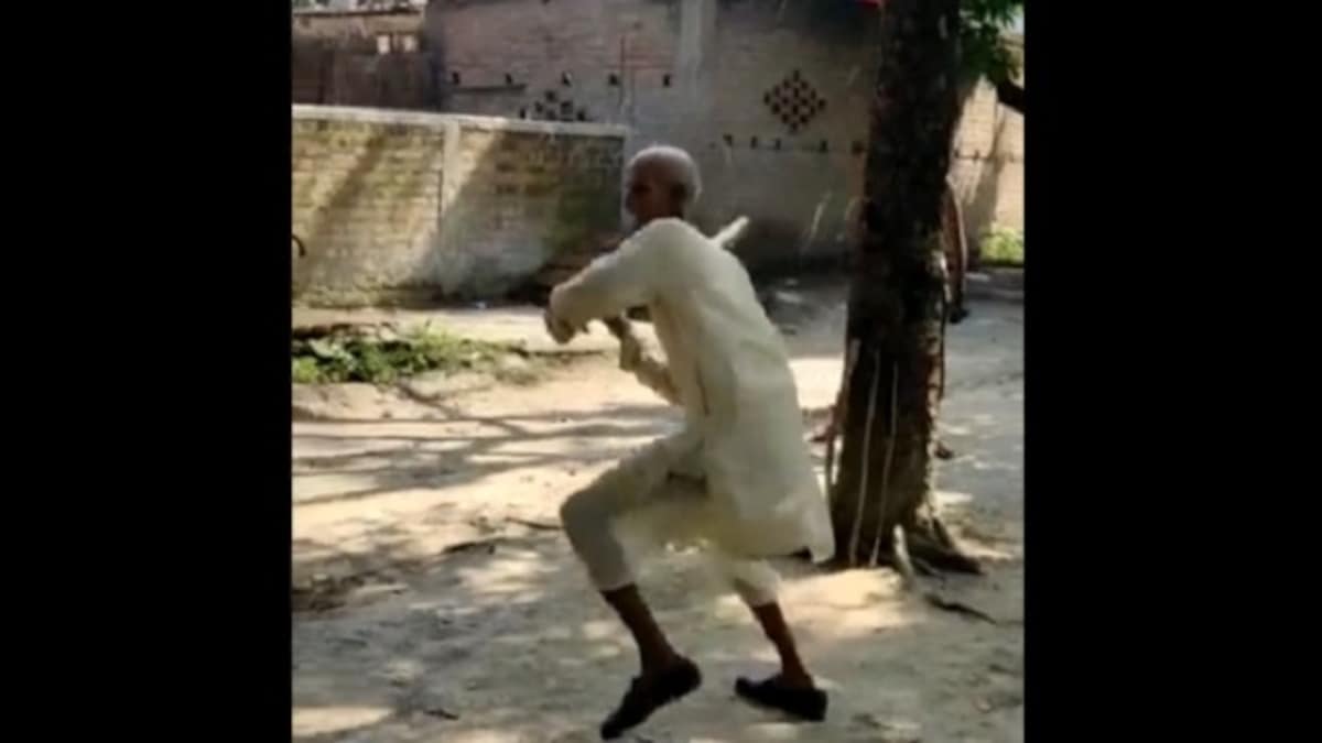 Watch: Octogenarian's cricketing skills is winning hearts online