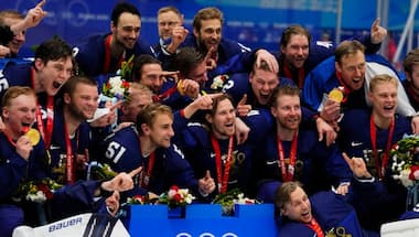 Beijing Winter Olympics 2022: Finland beat Russia to win country's first ice hockey gold in final event of Games
