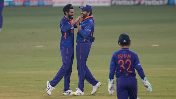 India vs Sri Lanka: Watch Ravindra Jadeja celebrate 'Pushpa' style after taking wicket in first T20I