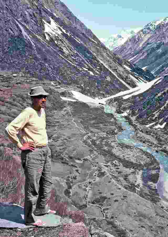 Former president of the Himalayan Club Jagdish C Nanavati. 