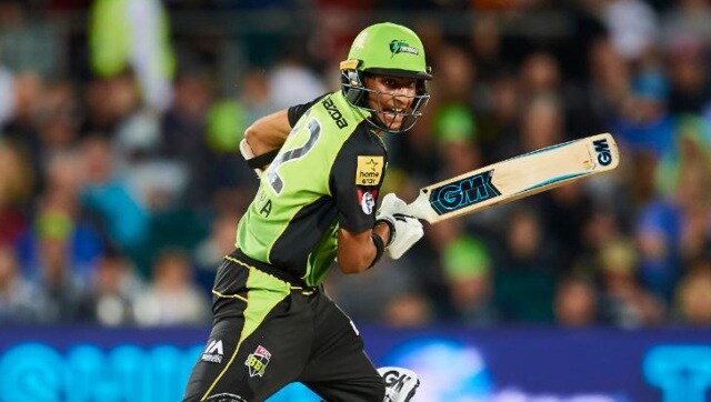 File image of Sydney Thunder batter Jason Sangha. Image credit: Twitter/@ICC