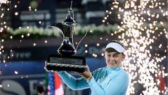 Jelena Ostapenko caps week to remember with fifth WTA title in Dubai