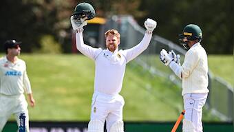 New Zealand vs South Africa: Verreyne slams ton before Rabada, Maharaj strike early as Proteas sniff big win on Day 4
