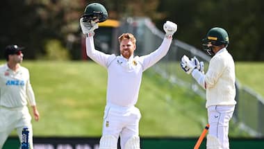 New Zealand vs South Africa: Verreyne slams ton before Rabada, Maharaj strike early as Proteas sniff big win on Day 4
