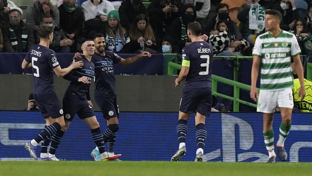 Champions League: Manchester City on brink of quarter-finals after 5-0 victory over Sporting Lisbon in last-16 first leg Champions League: Manchester City on brink of quarter-finals after 5-0 victory over Sporting Lisbon in last-16 first leg