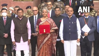 Union Budget 2022: Nirmala Sitharaman dons rusty brown saree for her fourth budget presentation