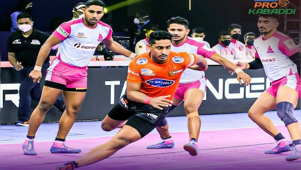 Pro Kabaddi League 2021-22: Jaipur Pink Panthers beat U Mumba to get closer to playoff spot
