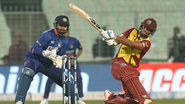 Nicholas Pooran played a sublime knock of 62 during the Windies’chase before being dismissed in the 19th over. Sportzpics 