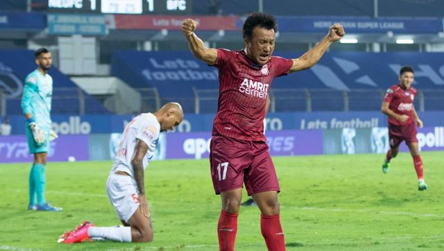 ISL 2021-22: NorthEast United dent Bengaluru FC's top-four hopes with 2-1 victory ISL 2021-22: NorthEast United dent Bengaluru FC's top-four hopes with 2-1 victory