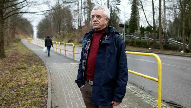Ryszard Kwiatkowski in Redzikowo, Poland. Kwiatkowski took part in protests against the US military facility when it was announced in 2016. Maciek Nabrdalik/The New York Times