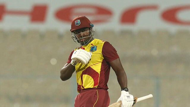 Rovman Powell (68*) gave India a scare towards the end of the game, hitting two sixes off two consecutive balls in the 19th over to give the visitors some hope. However, he could not follow up those with more boundaries as Windies fell eight runs short. Sportzpics 
