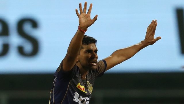 Shivam Mavi took 11 wickets in nine matches for Kolkata Knight Riders in IPL 2021. Image: Sportzpics for IPL