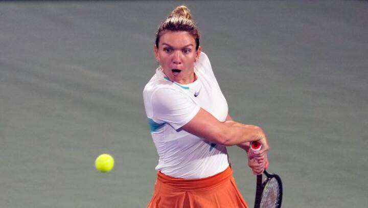 Simona Halep surges into Dubai Duty Free Championships semis, Ostapenko saves match point against Kvitova