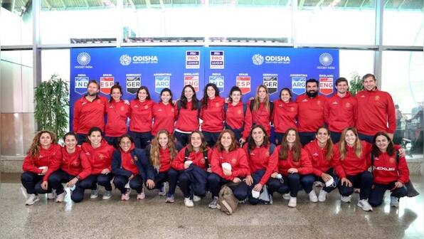 FIH Pro League: Spain women's hockey team arrives in Bhubaneswar for matches against India
