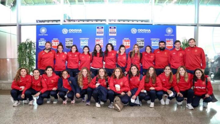 FIH Pro League: Spain women's hockey team arrives in Bhubaneswar for matches against India