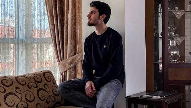 Dr Furkan Cagri Koral, in a picture taken remotely at his family home in Cannakale, Turkey, on Jan. 20, 2022. He He said doctors’ salaries in his country are unfair, and he has since left for Germany. Ivor Prickett/The New York Times