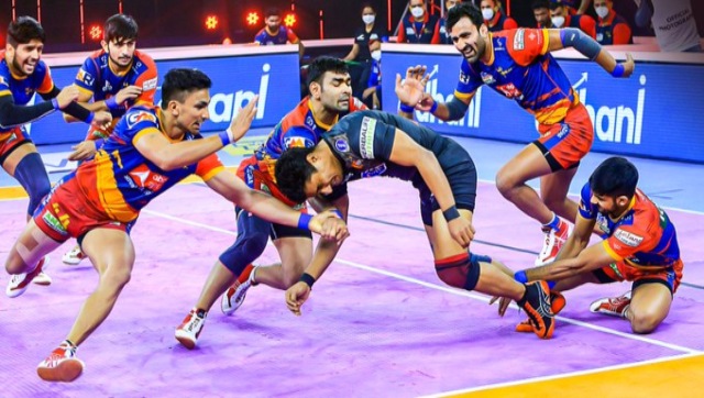 Pro Kabaddi League 2021-22: UP Yoddha beat U Mumba to clinch playoff spot Pro Kabaddi League 2021-22: UP Yoddha beat U Mumba to clinch playoff spot
