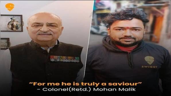 'Unsung delivery heroes': Retired Colonel recalls how Swiggy delivery partner saved his life