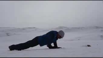 Watch: ITBP Commandant completes 65 push-ups at 17,500 feet at -30 degree Celsius in Ladakh
