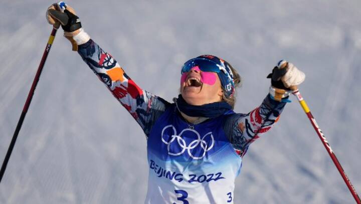 Beijing Winter Olympics 2022: Norway's Therese Johaug wins first gold medal of the Games