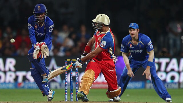Yuvraj Singh in action for RCB in IPL 2014. Sportzpics