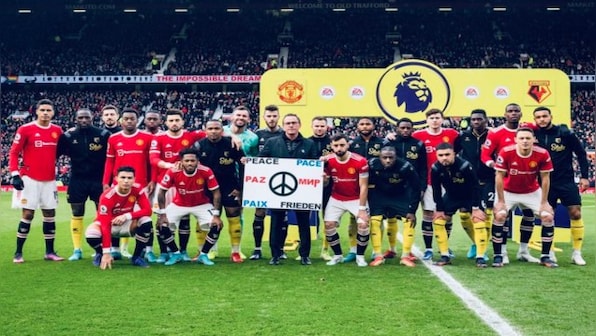 Premier League clubs show Ukraine support as Christian Eriksen makes emotional return