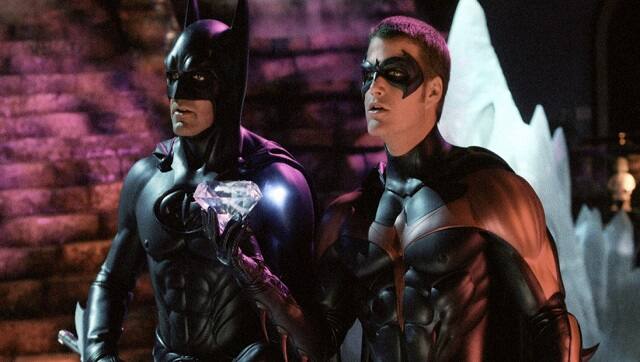 Val Kilmer and George Clooney as Batman and Robin