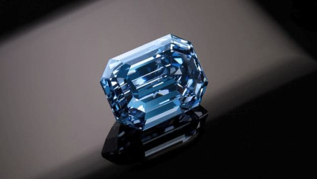 blue diamond crystal