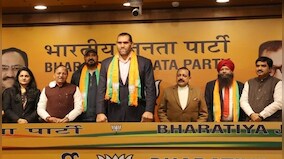 Punjab Assembly Elections 2022: Ex-WWE wrestler 'The Great Khali' joins BJP in political debut