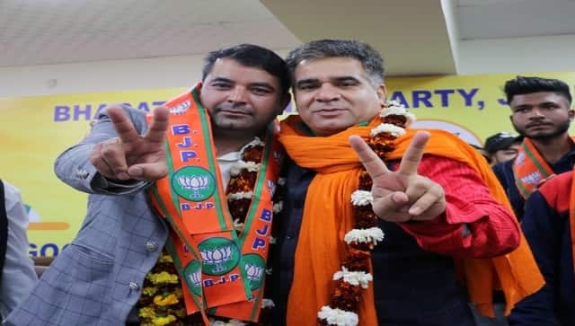 Jammu Congress Leader Ghulam Nabi Azad s Nephew Mubashir Azad Joins BJP