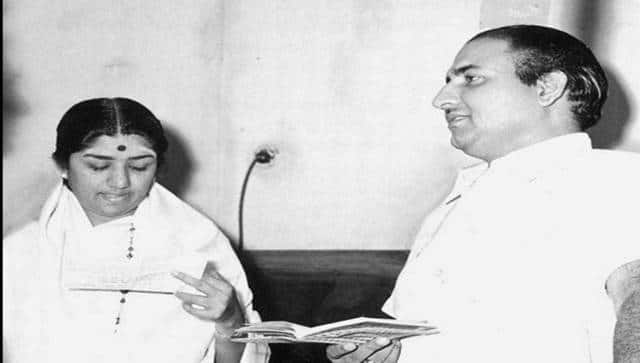 Lata Mangeshkar with Mohammed Rafi