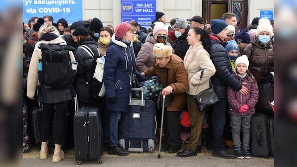 Over 100,000 Ukrainians flee to Poland in less than three days as Russian attack intensifies