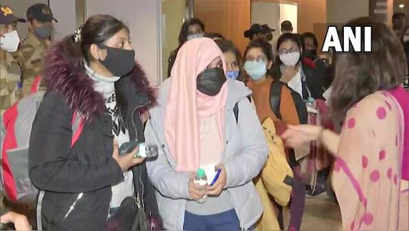 Operation Ganga: Flight carrying 219 Indian evacuees from Ukraine lands in Mumbai