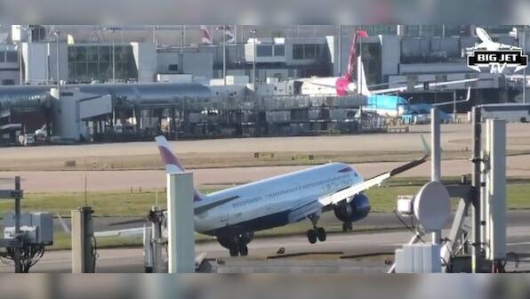 Pilot makes dramatic landing as strong winds toss British Airways plane; watch video here