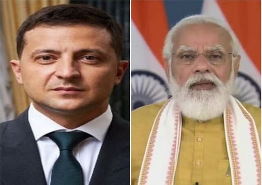 Ukrainian president Zelenskyy talks to PM Modi, seeks India's help with 'peace formula' Ukrainian president Zelenskyy talks to PM Modi, seeks India's help with 'peace formula'