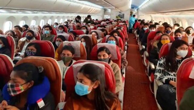 Russia Ukraine crisis Updates: First flight carrying 219 Indian evacuees from Ukraine lands at Mumbai airport from Bucharest Russia Ukraine crisis Updates: First flight carrying 219 Indian evacuees from Ukraine lands at Mumbai airport from Bucharest