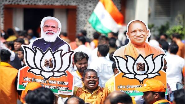 It all adds UP: Yogi Adityanath pulls off an incredible victory to trounce feisty Akhilesh and friends, Congress goes from bad to hearse