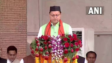 Uttarakhand: Pushkar Singh Dhami takes oath as CM in Dehradun; PM Modi, Amit Shah in attendance