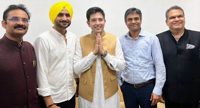 Punjab: All five AAP candidates elected unopposed to Rajya Sabha Punjab: All five AAP candidates elected unopposed to Rajya Sabha