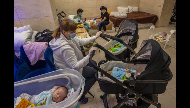 Ukraine-Russia conflict: Surrogate babies born in Kyiv wait out war in basement Ukraine-Russia conflict: Surrogate babies born in Kyiv wait out war in basement