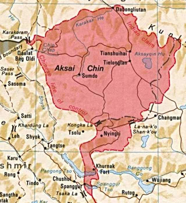 Aksai Chin. Image courtesy Wikipedia Commons