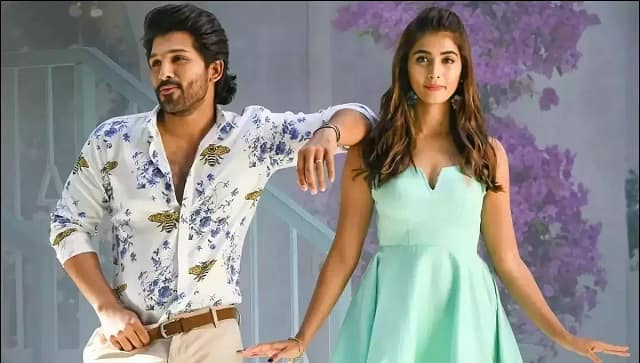  Allu Arjun, Pooja Hedge in a still from Ala Vaikunthapurramuloo | Twitter