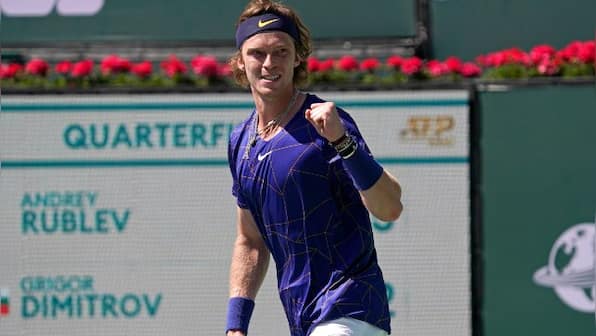 Indian Wells 2022: Andrey Rublev thumps Grigor Dimitrov to set up semi-final clash with Taylor Fritz