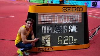 Watch: Sweden’s Mondo Duplantis extends own pole vault world record in Belgrade