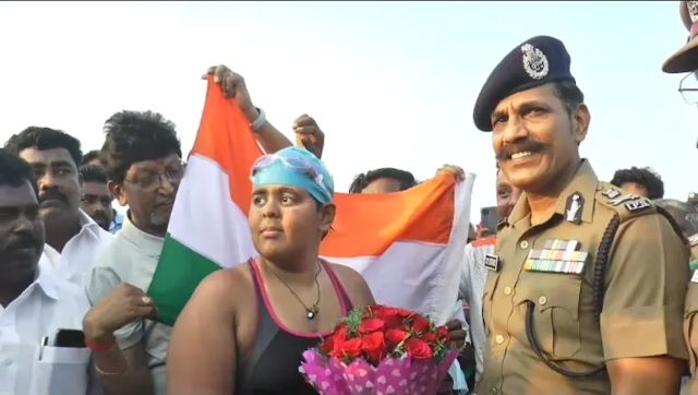 Watch: 13-year-old para-swimmer with autism covers 28.5 km from Sri Lanka to India Watch: 13-year-old para-swimmer with autism covers 28.5 km from Sri Lanka to India