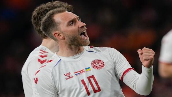 Christian Eriksen relishes return to Copenhagen stadium where he collapsed last year