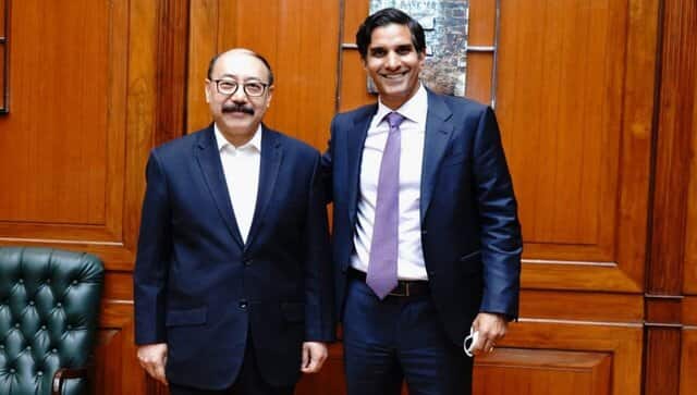 Foreign Secretary Harshvarshan Shringla met US Deputy National Security Advisor for International Economics & G20 Sherpa Daleep Singh. Twitter/@MEAIndia